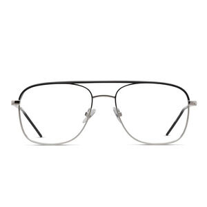 OTTOTO 35-002421 SILVER BLACK EYEGLASSES SUNGLASSES FRAMES 55-17-145